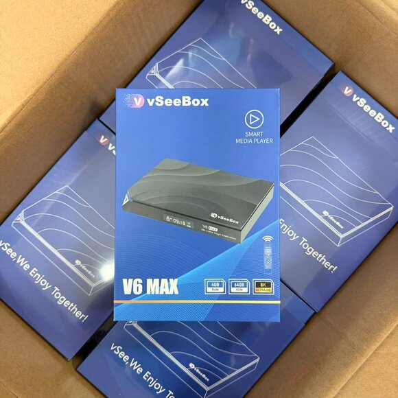vSeeBox Other - vSeeBox V6 Max Smart Media Player Streaming Box | Authorized Distributor
